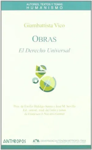 OBRAS III: EL DERECHO UNIVERSAL