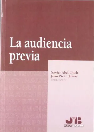 La Audiencia Previa