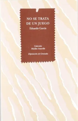 NO SE TRATA DE UN JUEGO