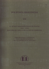 MÚSICO ARAGONÉS DIEGO DE PONTAC (1603-1654)