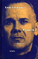 CERNUDA: PROSA II (OBRA COMPLETA. VOLUMEN III)