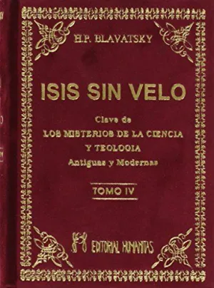 Isis sin Velo (Tomo Iv)