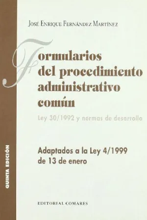 FORMULARIOS DEL PROCEDIMIENTO ADMINISTRATIVO COMÚN