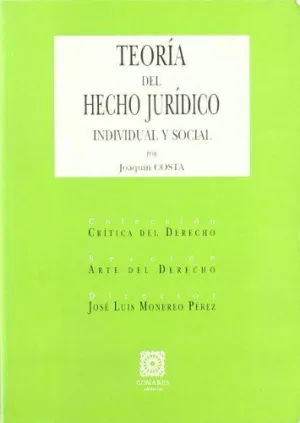 TEORÍA DEL HECHO JURÍDICO INDIVIDUAL Y SOCIAL