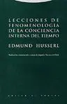 LECCIONES DE FENOMENOLOGIA CONCIENCIA INTERNA DEL TIEMPO
