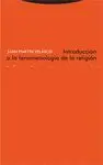 INTRODUCCION A LA FENOMENOLOGIA DE LA RELIGION