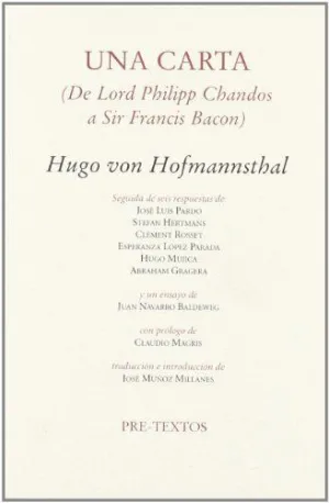 Una Carta de Lord Philipp Chandos Pt-939