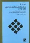 LA CRISIS DE LOS VEINTE AÑOS (1919-1939)<BR>