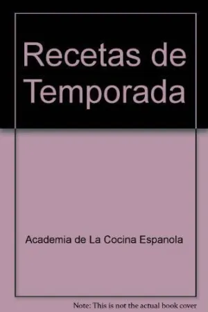 RECETAS DE TEMPORADA