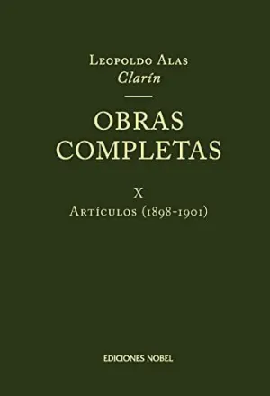 OBRAS COMPLETAS DE CLARÍN X