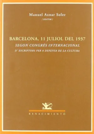 BARCELONA 11 JULIOL DEL 1937