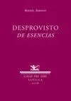 DESPROVISTO DE ESENCIAS