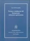 FORMAS Y TENDENCIAS DEL HUMANISMO VALENCIANO QUINIENTISTA (RÚSTICA)