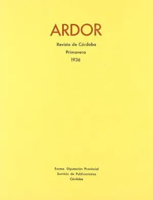 ARDOR, REVISTA DE CORDOBA