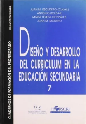 Diseño Desarrollo Curriculum en eso