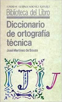 DICCIONARIO DE ORTOGRAFIA TECNICA