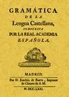 GRAMÁTICA DE LA LENGUA CASTELLANA