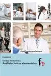 ANALISIS CLINICOS ELEMENTALES: UNIDAD FORMATIVA 5. FARMACIA