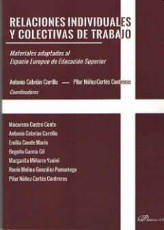 RELACIONES INDIVIDUALES Y COLECTIVAS DE TRABAJO . MATERIALES ADAPTADOS AL ESPACIO EUROPEO DE EDUCACI