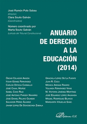 ANUARIO DE DERECHO A LA EDUCACIÓN 2014.