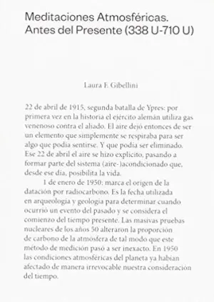 MEDITACIONES ATMOSFÉRICAS MEDITACIONES ATMOSFÉRICAS