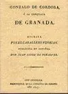 GONZALO DE CORDOBA O LA CONQUISTA DE GRANADA ESCRITA POR EL CABALLERO FLORIAN