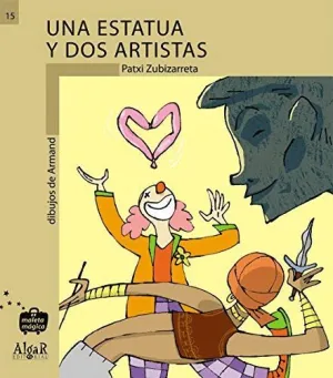 UNA ESTATUA Y DOS ARTISTAS