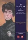 DE LITERATURA Y MÚSICA : <BR>