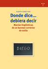 DONDE DICE... DEBIERA DECIR