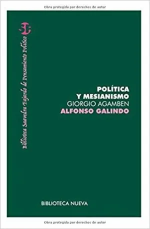 POLITICA Y MESIANISMO: GIORGIO AGAMBEN
