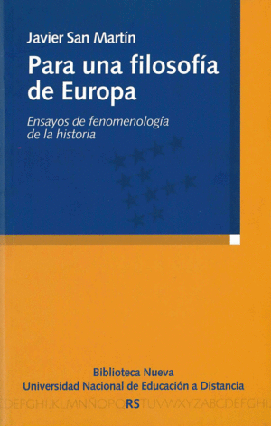 PARA UNA FILOSOFIA DE EUROPA: ENSAYOS DE FENOMENOLOGÍA DE LA HISTORIA