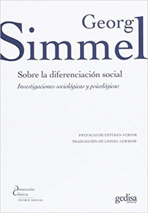 SOBRE LA DIFERENCIACIÓN SOCIAL: INVESTIGACIÓNES SOCIÓLOGICAS Y PSICOLÓGICAS
