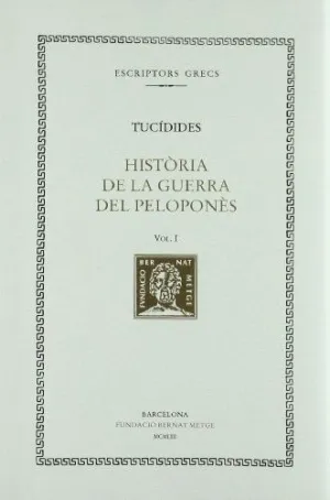 HISTORIA DE LA GUERRA DEL PELOPONES - VOL I  (CATALÀ)