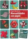 EL GRAN LIBRO DE LAS MANUALIDADES CON PAPEL: IDEAS CREATIVAS PARA NIÑOS SEGÚN FRIEDICH FRÖBEL