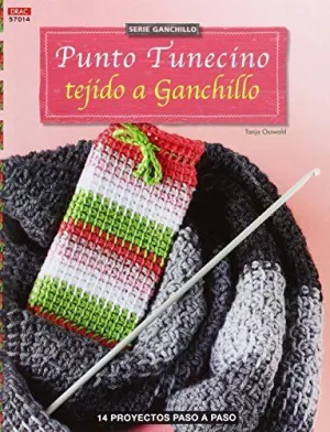 Punto Tunecino Tejido a Ganchillo