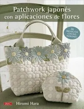 PATCHWORK JAPONÉS CON APLICACIONES DE FLORES.