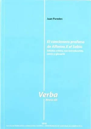 CANCIONERO PROFANO DE ALFONSO X EL SABIO EL