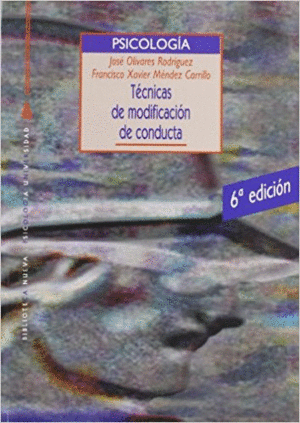 TECNICAS DE MODIFICACION DE CONDUCTA
