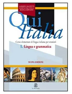 Qui Italia 1 (Libro) Lingua e Grammatica