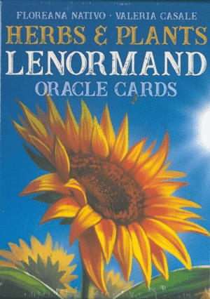 HERBS & PLANTS LENORMAND ORACLE CARDS.  (36 CARDS + INSTRUCTIONS)