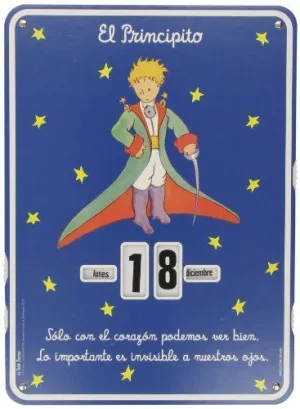 CALENDARIO EL PRINCIPITO SOLO CON EL CORAZON PODEMOS