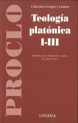 TEOLOGÍA PLATÓNICA I-III