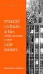 INTRODUCCION A LA FILOSOFIA DE KANT: <BR>