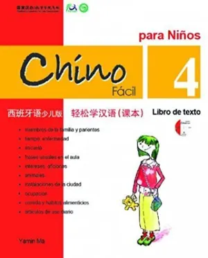 Chino Fácil para Niños 4 Libro de Texto + Cd