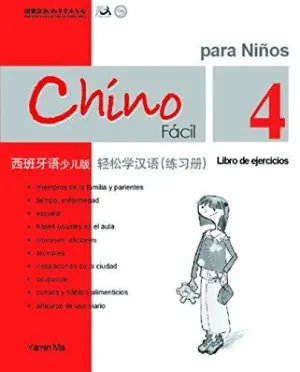 CHINO FÁCIL PARA NIÑOS 4 LIBRO DE EJERCICIOS