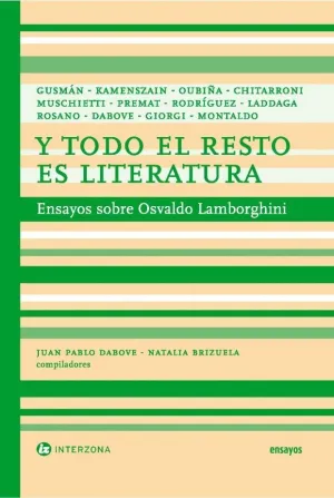 Y TODO EL RESTO ES LITERATURA: <BR>