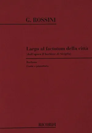 Largo Al Factotum (Barbero Sevilla) Brp