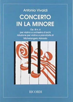 CONCIERTO LA M OP.3 Nº6