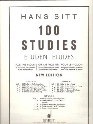 100 Studies Book V Double Stopping