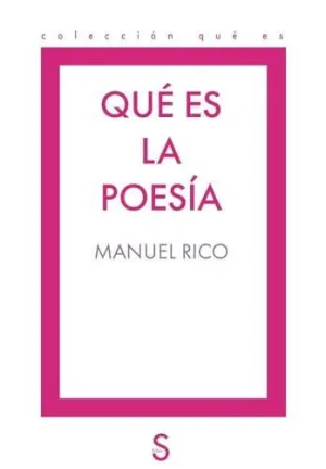 Qu? Es la Poes?A